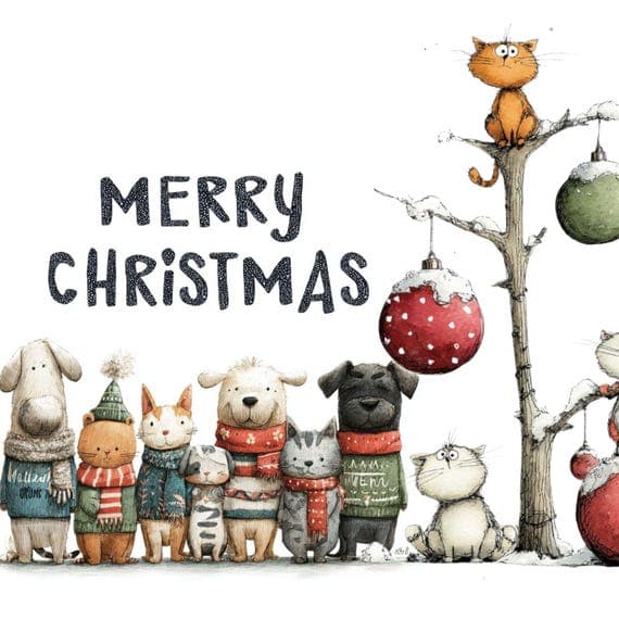 1000+ Christmas Clipart Bundle — view 8 — watercolor clipart transparent PNG instant download