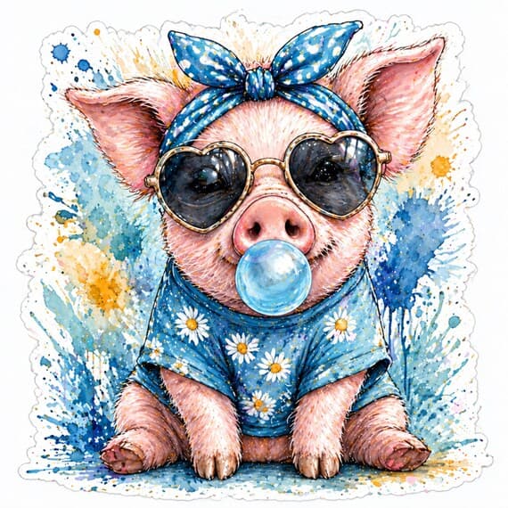 15 Fantasy Watercolor Animal Clipart Bundle (Digital Download) — view 6 — watercolor clipart transparent PNG instant download