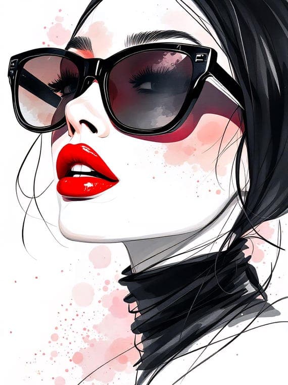 15 Watercolor Fashion Woman Clipart (JPG) — view 4 — watercolor clipart transparent PNG instant download