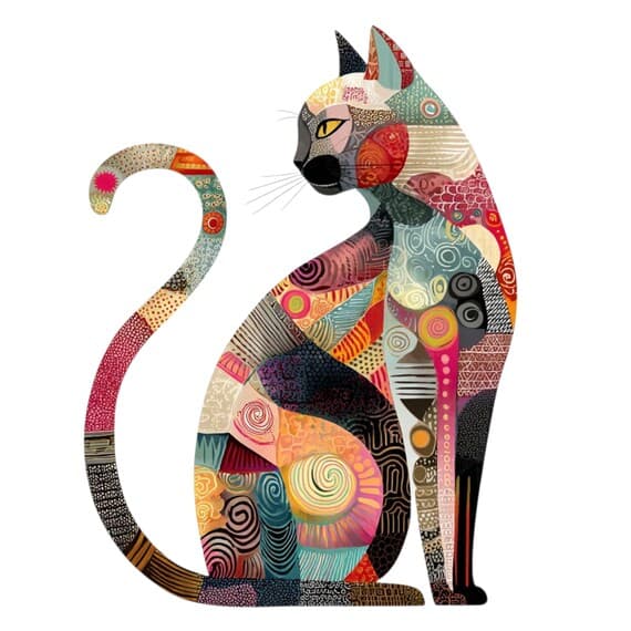 Watercolor Cat Clipart — view 6 — watercolor clipart transparent PNG instant download