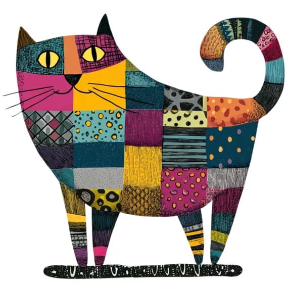Watercolor Cat Clipart — view 2 — watercolor clipart transparent PNG instant download