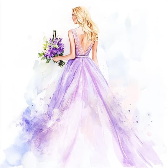 Birthday Girl Watercolor Clipart, Party Balloons, Junk Journal (PNG) — view 5 — watercolor clipart transparent PNG instant download