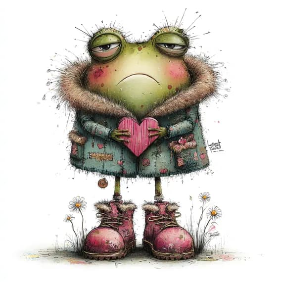 18 Frog Toad Clipart — view 6 — watercolor clipart transparent PNG instant download