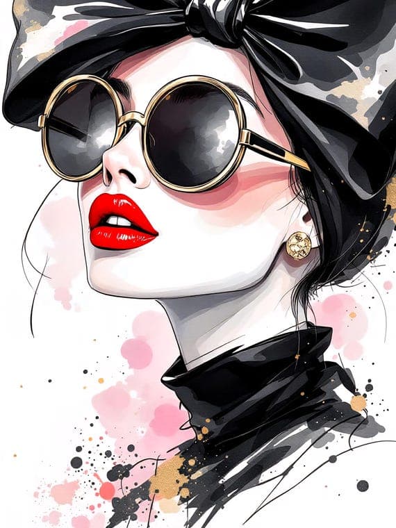 15 Watercolor Fashion Woman Clipart (JPG) — watercolor clipart transparent PNG instant download