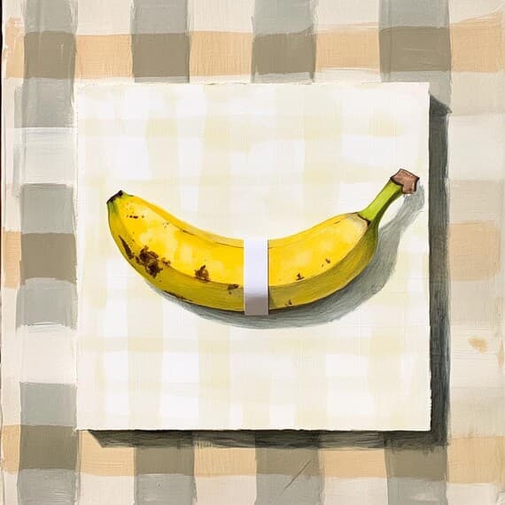 8 Banana Watercolor Wall Art – Modern Kitchen Decor Fruit Illustration — view 7 — watercolor clipart transparent PNG instant download