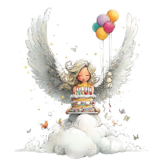 1000+ Happy Birthday Clipart (PNG JPG) — view 4 — watercolor clipart transparent PNG instant download