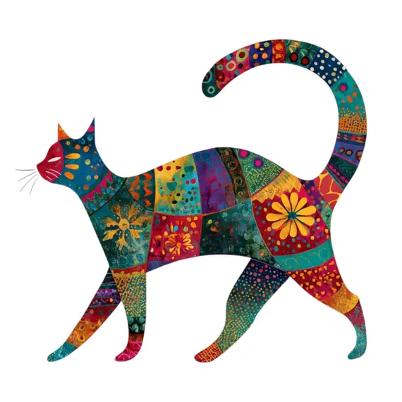 Watercolor Cat Clipart — view 7 — watercolor clipart transparent PNG instant download