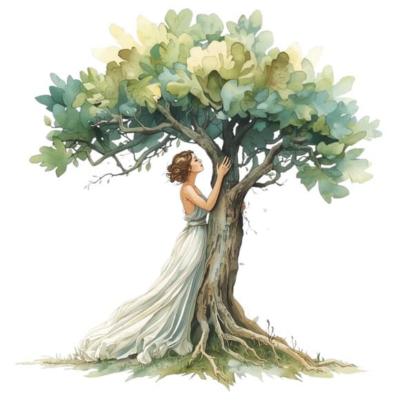 15 Whimsical Nature Goddess Clipart PNG — view 4 — watercolor clipart transparent PNG instant download