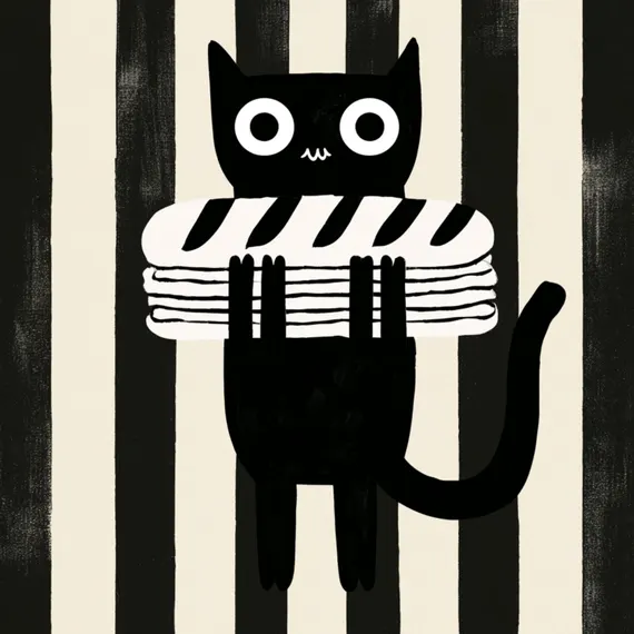 20 Funny Coffee Cat Clipart, Moody Morning Feline Art, Coffee Bar Deco — view 8 — watercolor clipart transparent PNG instant download