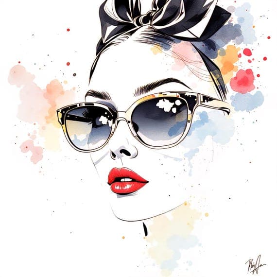 15 Watercolor Fashion Woman Clipart (JPG) — view 6 — watercolor clipart transparent PNG instant download