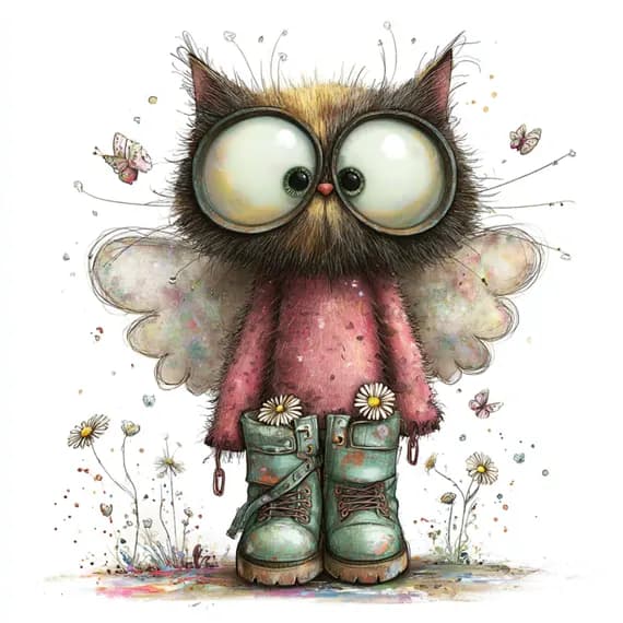 25 cat with Letter Clipart — view 7 — watercolor clipart transparent PNG instant download
