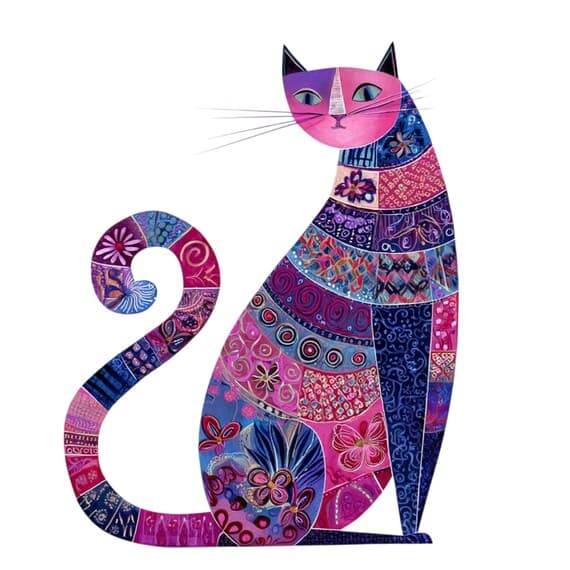Watercolor Cat Clipart — view 5 — watercolor clipart transparent PNG instant download