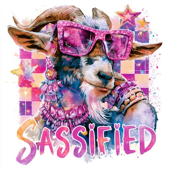 18 Sassy Goat Clipart Png β view 2 β watercolor clipart transparent PNG instant download