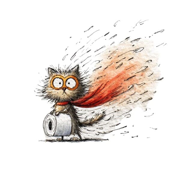 30 Super Hero Cat Clipart (JPG ) β view 2 β watercolor clipart transparent PNG instant download
