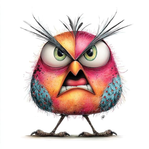 20 Quirky Watercolor Owl Clipart JPG – Funny Birds for Digital Crafts — view 8 — watercolor clipart transparent PNG instant download