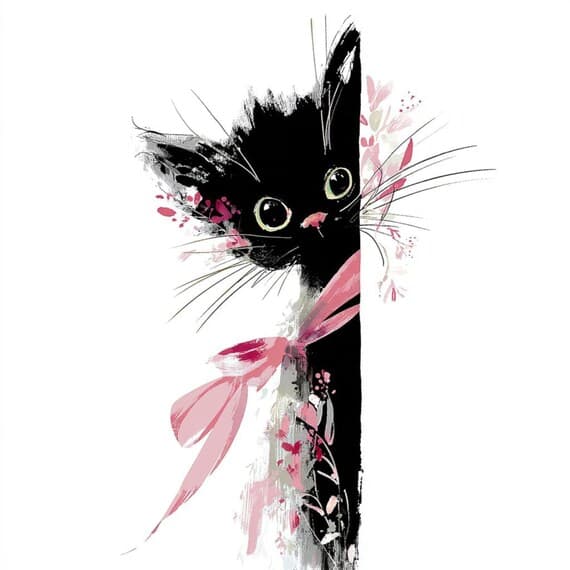 20 Watercolor Pink Leopard Cat Clipart (JPG) β view 5 β watercolor clipart transparent PNG instant download