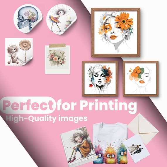 30000 + Watercolor Clipart Mega Bundle β view 2 β watercolor clipart transparent PNG instant download