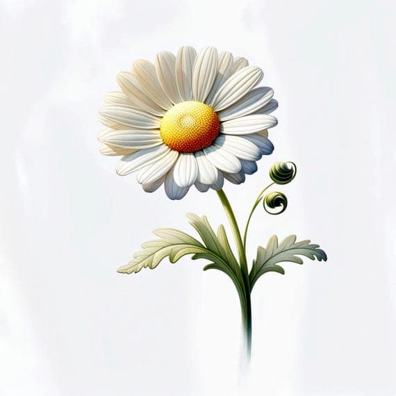 10 Watercolor Daisy Clipart (JPG) β view 4 β watercolor clipart transparent PNG instant download
