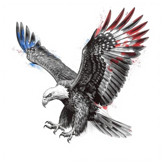 35 Watercolor American Eagle Clipart β view 5 β watercolor clipart transparent PNG instant download
