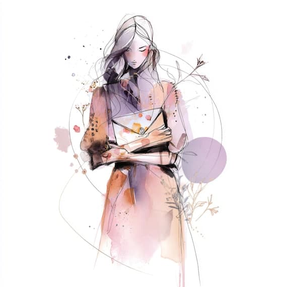 Watercolor Women Clip Art β view 2 β watercolor clipart transparent PNG instant download