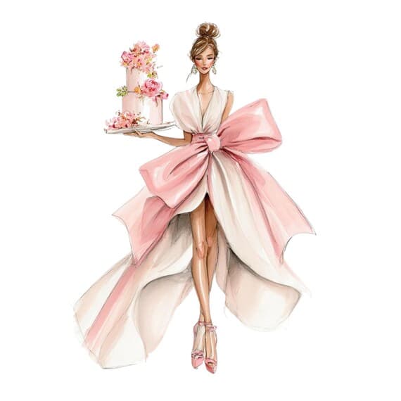 20 Parisian Birthday Girl Clipart β view 6 β watercolor clipart transparent PNG instant download