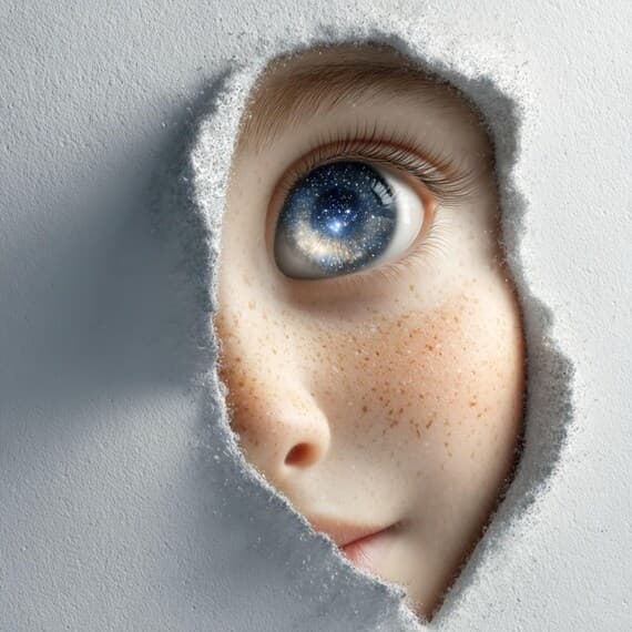 15 Peeking Dreamy Child Clipart (JPG) β view 5 β watercolor clipart transparent PNG instant download