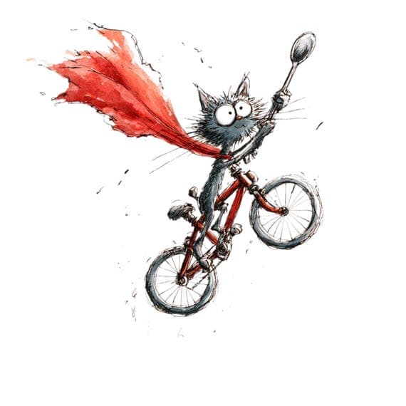 30 Super Hero Cat Clipart (JPG ) β view 4 β watercolor clipart transparent PNG instant download