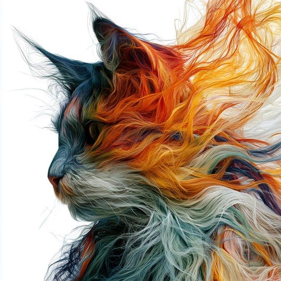 20 Magical Cat Clipart JPG β view 3 β watercolor clipart transparent PNG instant download