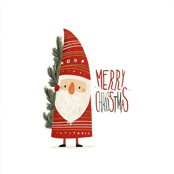 15 Scandinavian Christmas Gnome Clipart (JPG) β view 5 β watercolor clipart transparent PNG instant download
