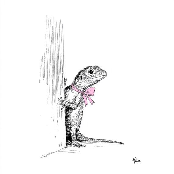 12 Quirky Gecko Clipart β view 6 β watercolor clipart transparent PNG instant download
