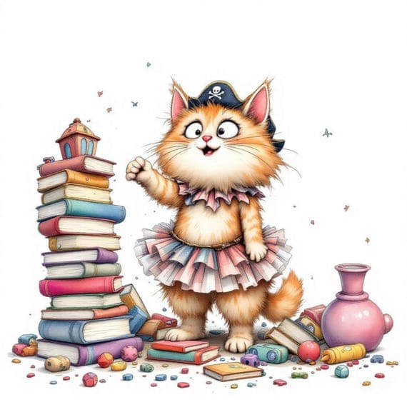 Funny Cat Watercolor Clipart β view 7 β watercolor clipart transparent PNG instant download