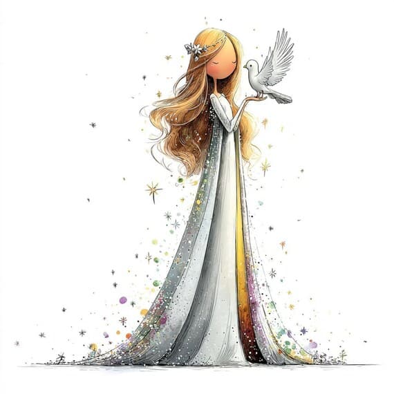 25 Celestial Angel Clipart (JPG) β view 6 β watercolor clipart transparent PNG instant download