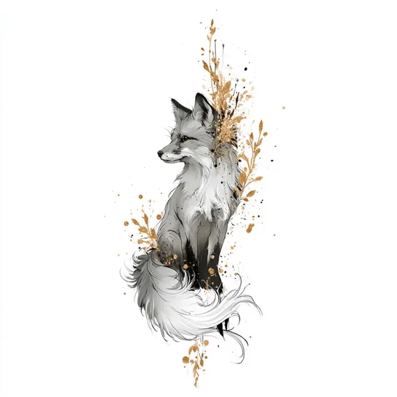 25 Whimsical Fox Clipart PNG β view 3 β watercolor clipart transparent PNG instant download