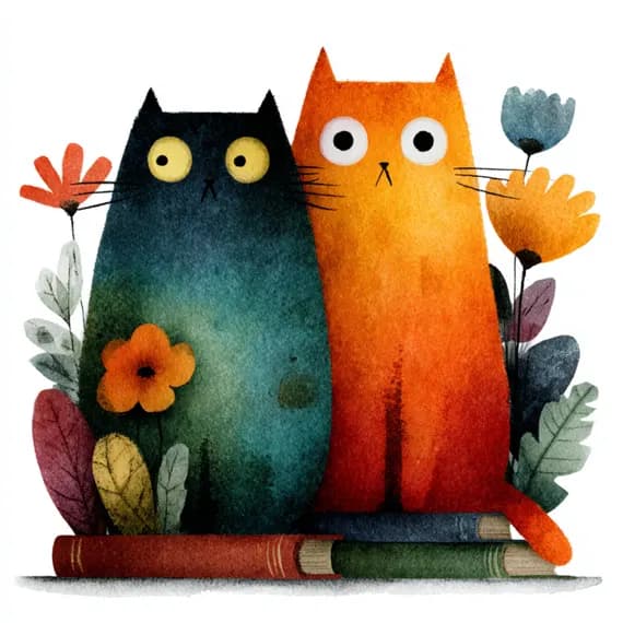 20 Peeking Cat Clipart PNG β view 3 β watercolor clipart transparent PNG instant download