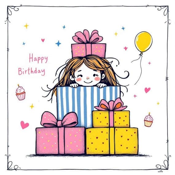 Watercolor Birthday Clipart Set β watercolor clipart transparent PNG instant download