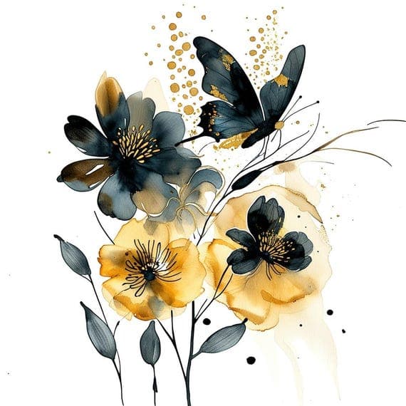 Hand β view 4 β watercolor clipart transparent PNG instant download