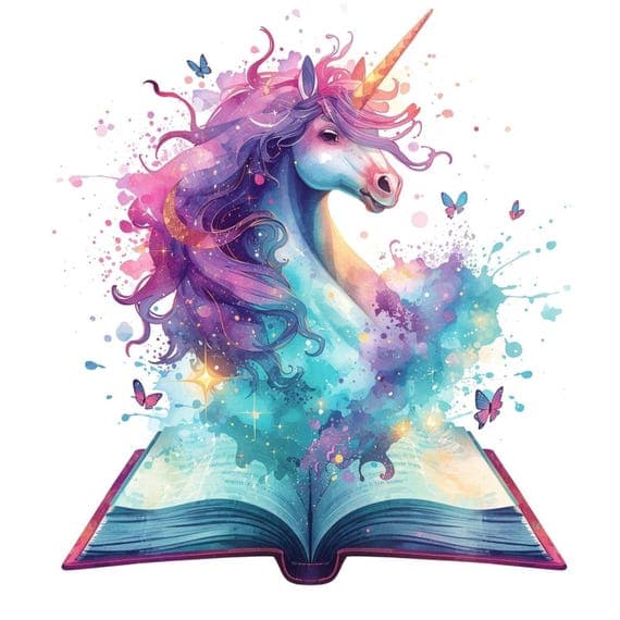 Watercolor Unicorn Clipart β view 2 β watercolor clipart transparent PNG instant download