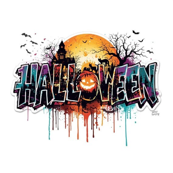 15 Whimsical Halloween Clipart PNG β view 3 β watercolor clipart transparent PNG instant download