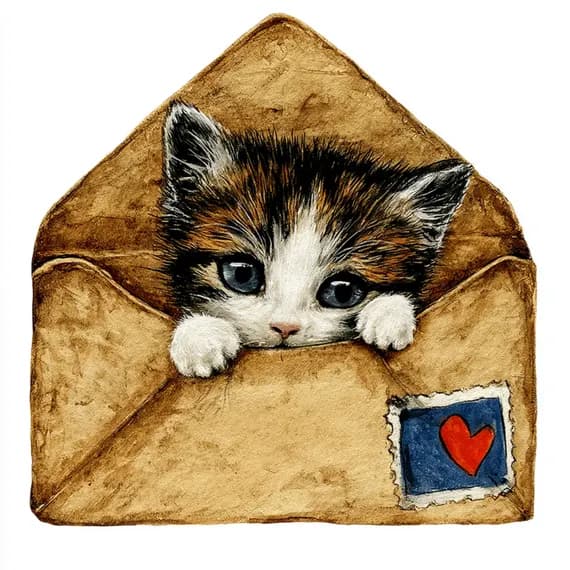 21 Whimsical Cat Fox Clipart PNG β view 5 β watercolor clipart transparent PNG instant download