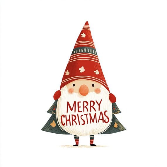 15 Scandinavian Christmas Gnome Clipart (JPG) β view 4 β watercolor clipart transparent PNG instant download