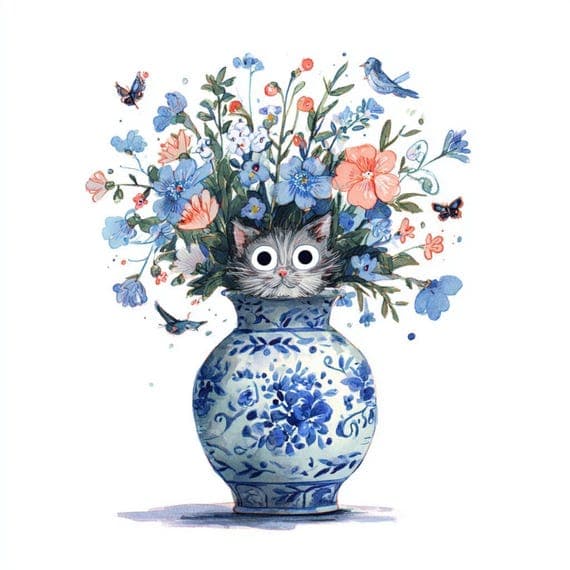 Watercolor Cat Clip Art β view 8 β watercolor clipart transparent PNG instant download