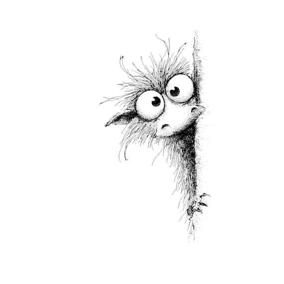 18 Funny Animal Sketch Clipart (JPG) β view 7 β watercolor clipart transparent PNG instant download