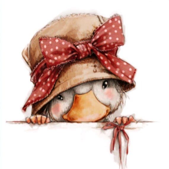 22 Quirky Goose Clipart (JPG) β view 3 β watercolor clipart transparent PNG instant download