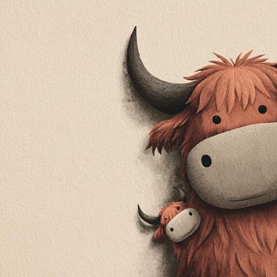 35 Quirky Peeking Cow Clipart (JPG) โ view 8 โ watercolor clipart transparent PNG instant download