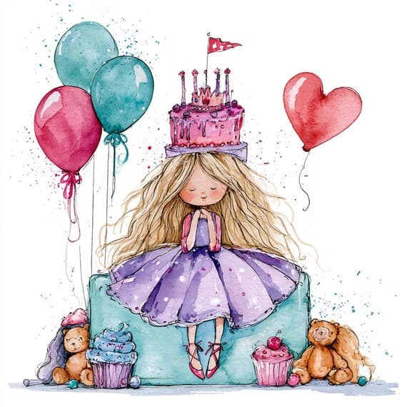 21 Happy Birthday Clipart PNG β view 8 β watercolor clipart transparent PNG instant download