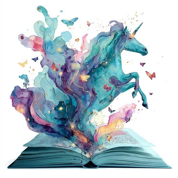 Watercolor Unicorn Clipart β view 5 β watercolor clipart transparent PNG instant download
