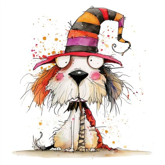 18 Halloween Clipart JPG โ view 5 โ watercolor clipart transparent PNG instant download