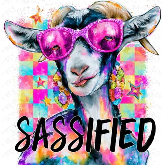 18 Sassy Goat Clipart Png β view 3 β watercolor clipart transparent PNG instant download