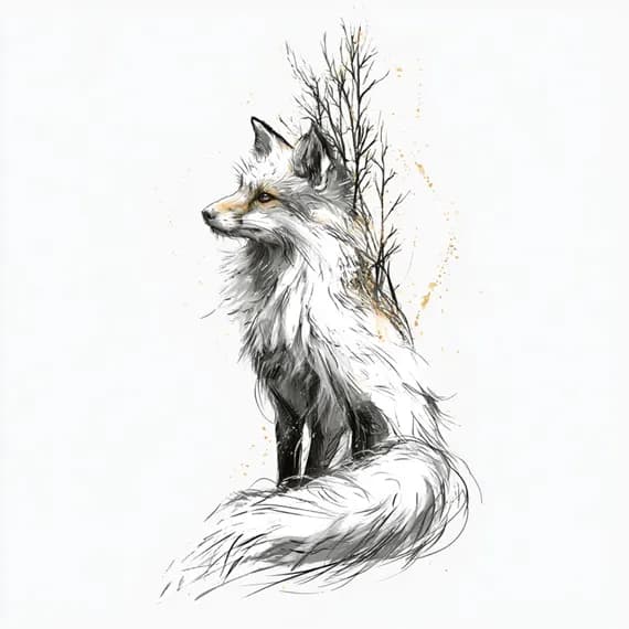 25 Whimsical Fox Clipart PNG β view 7 β watercolor clipart transparent PNG instant download