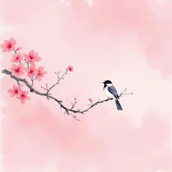 Floral Bird Watercolor Clipart – Blossom PNG, JPG (Digital Download) — view 7 — watercolor clipart transparent PNG instant download